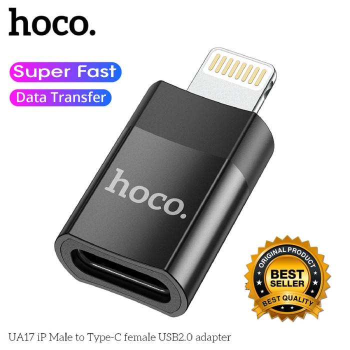 Hoco UA17 Adapter Lightning Male to Type-C Female